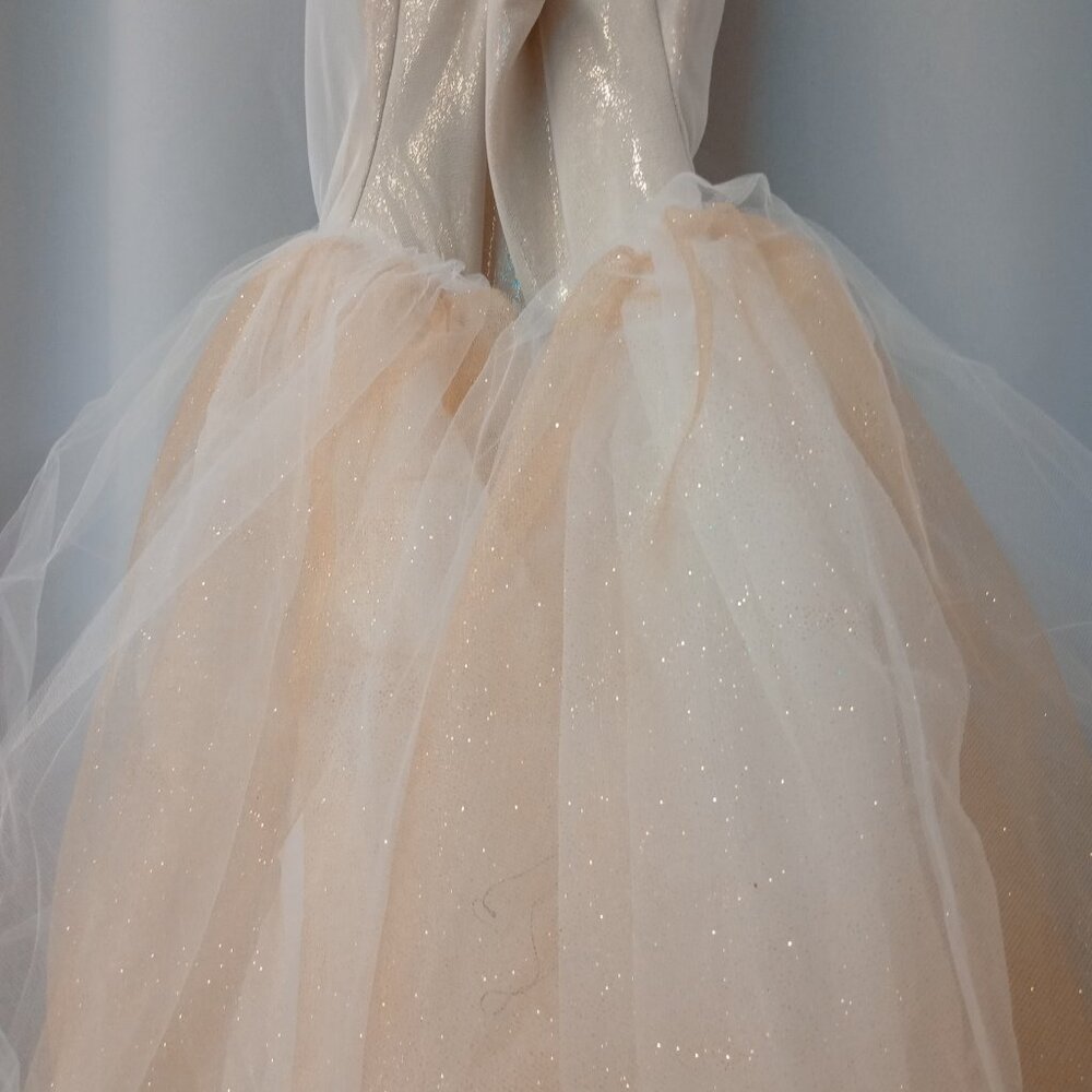 Curtain Call Dance Costume Style C501L Gold and White Tutu Size CME - Picture 7 of 9